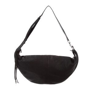 Rebecca Minkoff Julian Half Moon Black Leather‎ Crossbody Bag